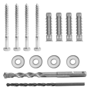 TV Accessories - TV Mount Lag Screw & Drill Bit Kit - Mount-It! - Mi-9008 TV Accessories - TV Mount Lag Screw & Drill Bit Kit - Mount-It! - Mi-9008