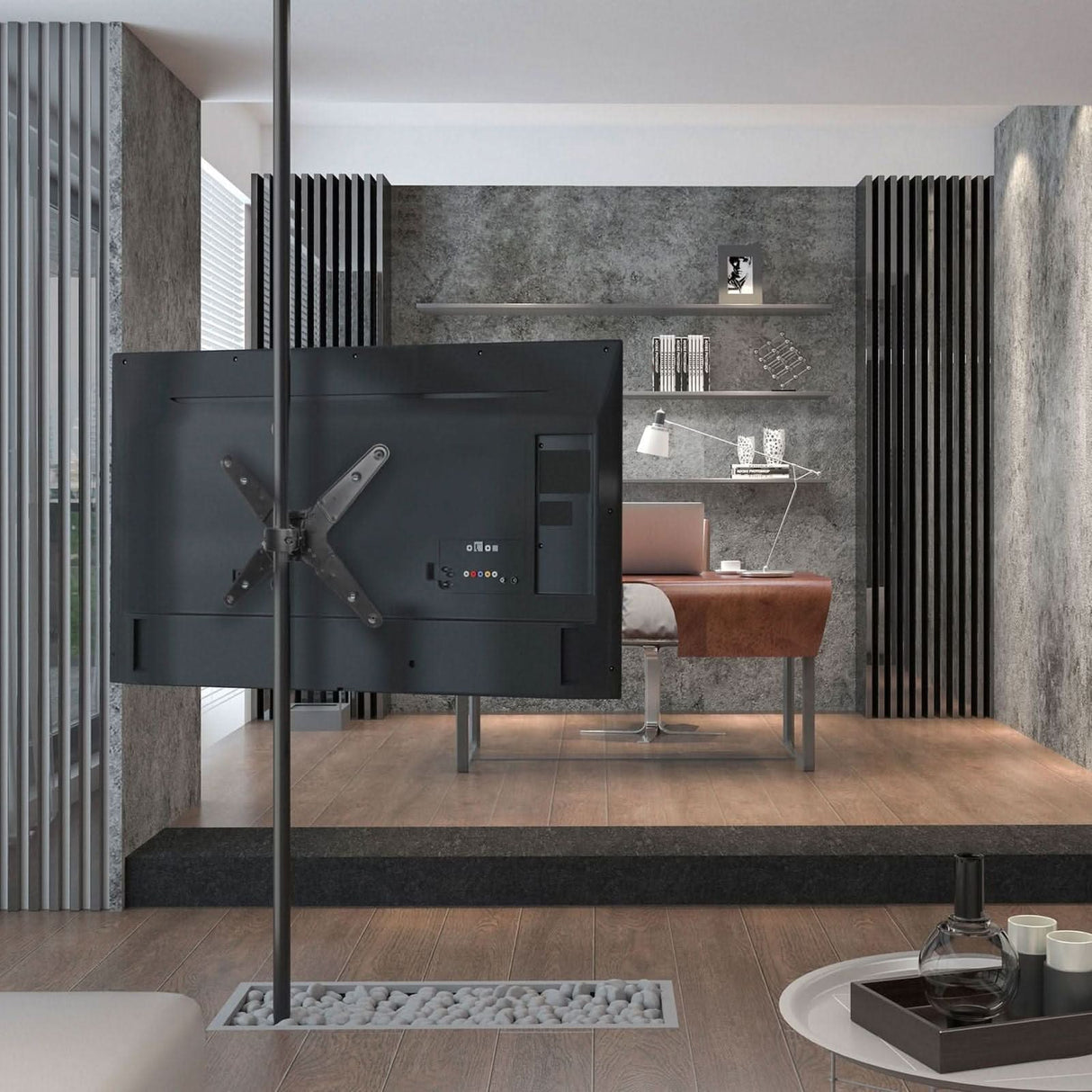 TV Pole Mount TV Mount - TV Pole Mount - Mount-It! - MI-390XL