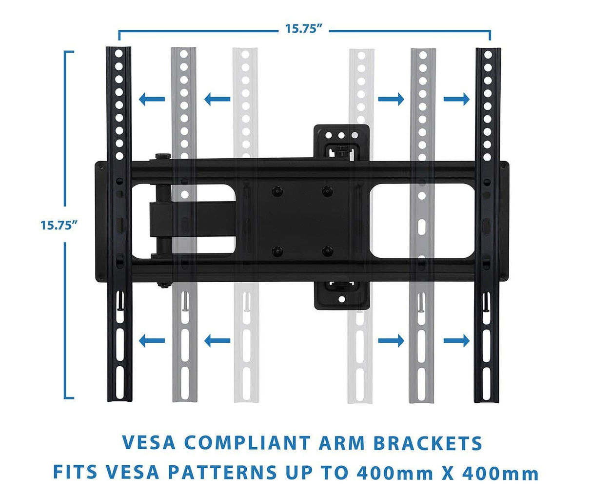 TV Wall Mount with Full Motion Articulating Arm TV Mount - TV Wall Mount with Full Motion Articulating Arm - Mount-It! - MI-3991B
