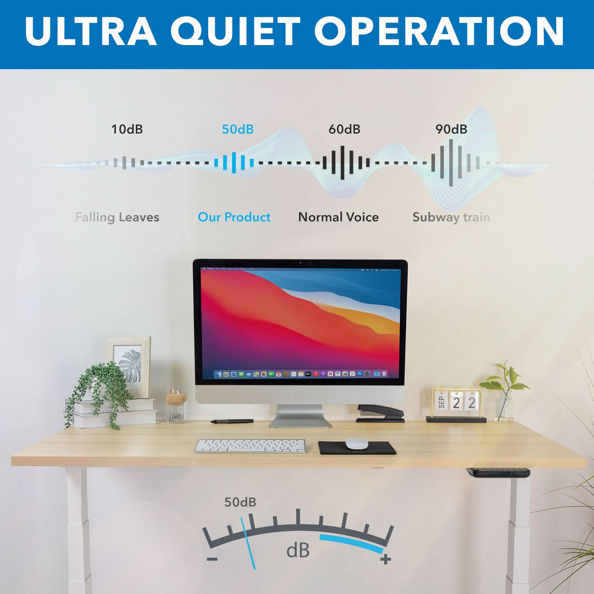 Ultimate Dual Motor Electric Standing Desk with 55" Tabletop Ultimate Dual Motor Electric Standing Desk with 55" Tabletop