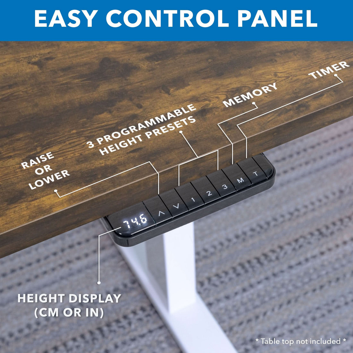 Ultimate Dual Motor Electric Standing Desk with 55" Tabletop Ultimate Dual Motor Electric Standing Desk with 55" Tabletop