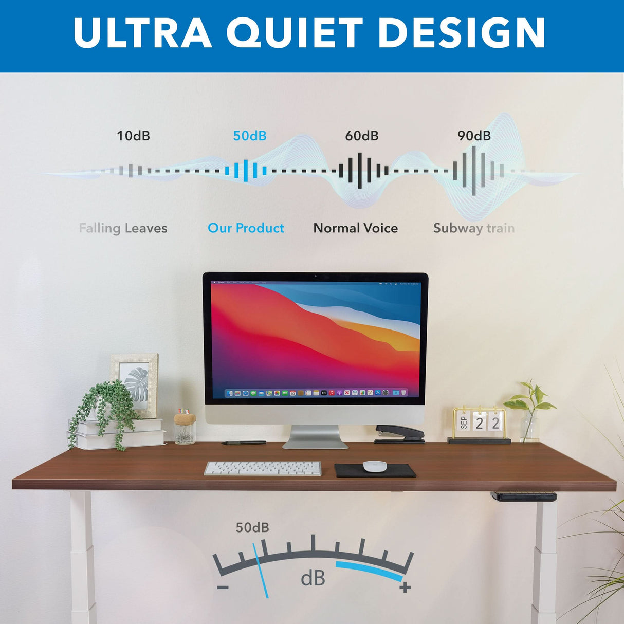 Ultimate Dual Motor Electric Standing Desk with 55" Tabletop Ultimate Dual Motor Electric Standing Desk with 55" Tabletop