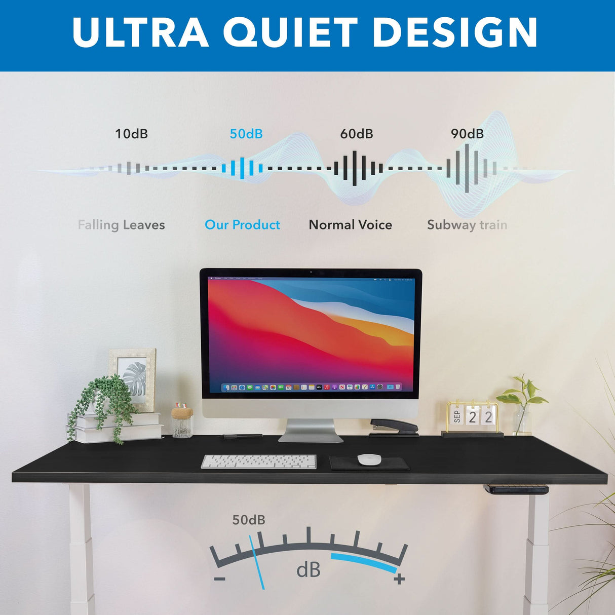 Ultimate Dual Motor Electric Standing Desk with 55" Tabletop Ultimate Dual Motor Electric Standing Desk with 55" Tabletop
