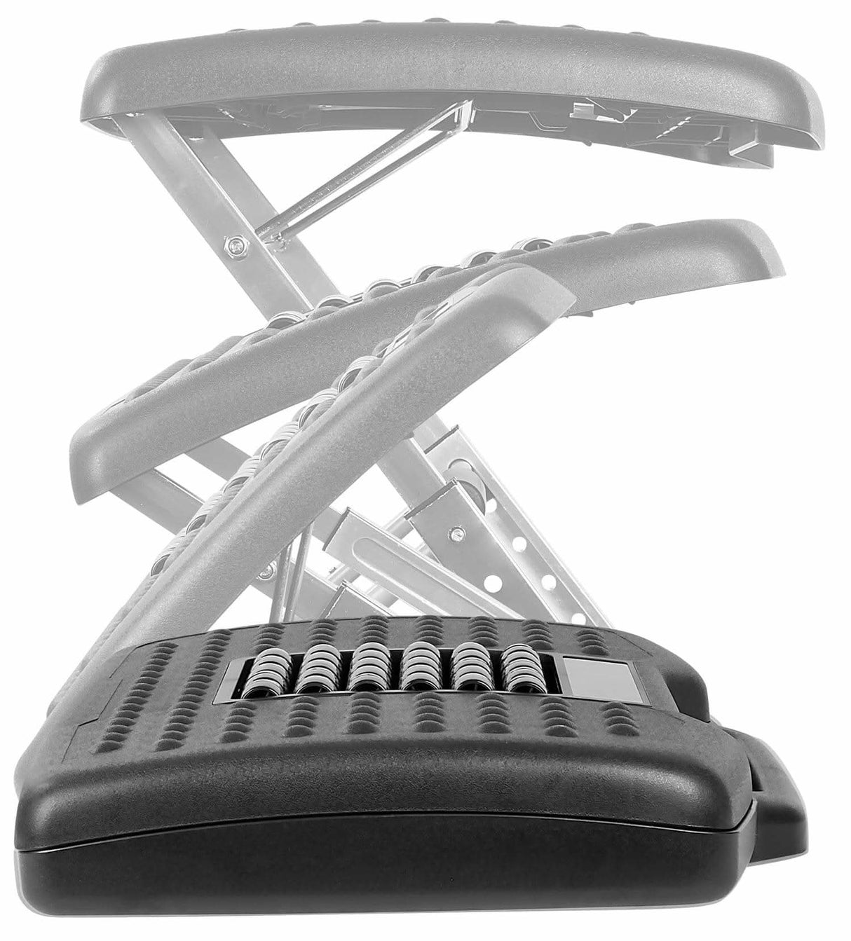 Under Desk Footrest, Adjustable Height/Angle and Massaging Rollers Footrests - Under Desk Footrest, Adjustable Height/Angle and Massaging Rollers - Mount-It! - MI-7808