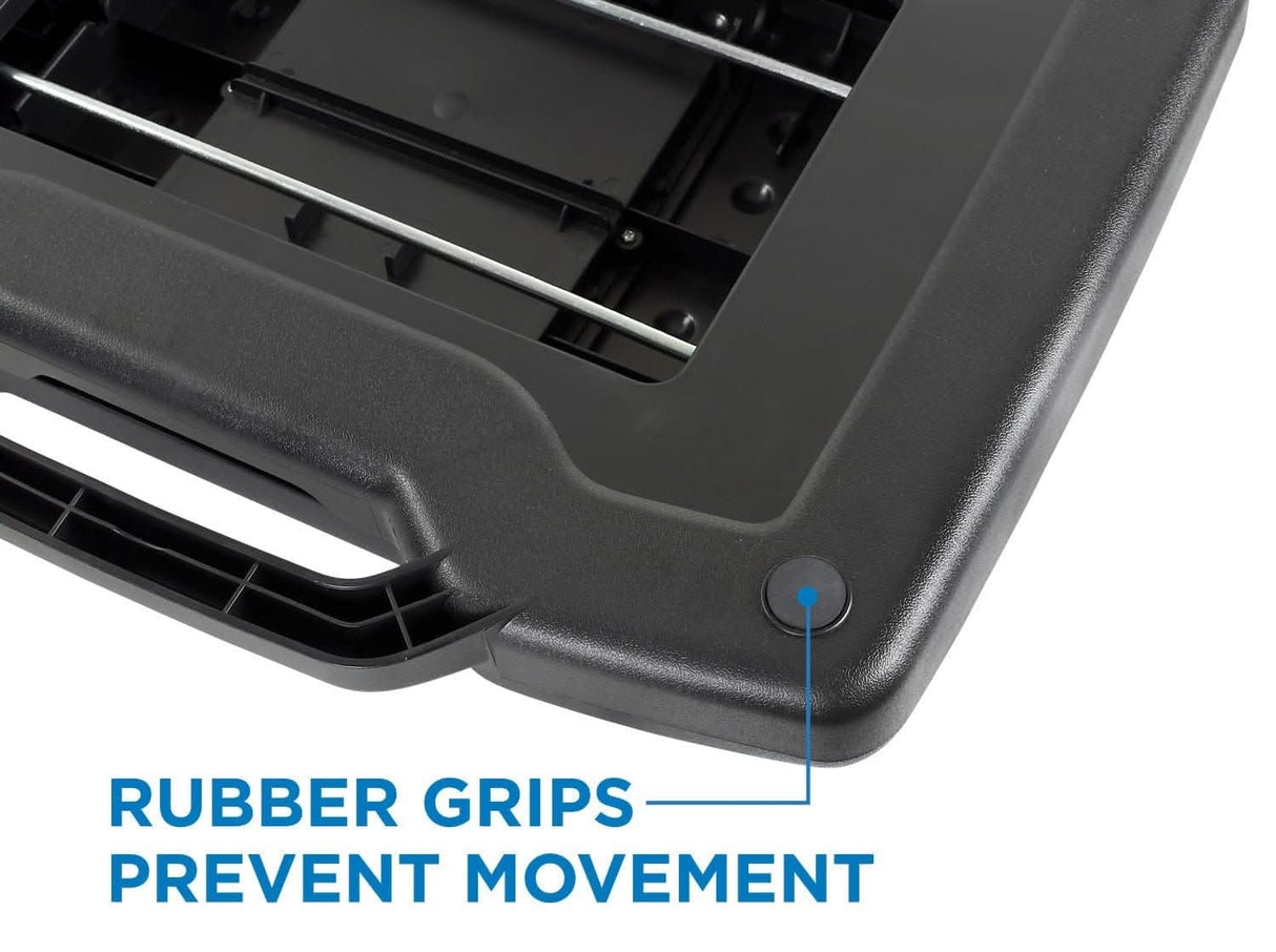 Under Desk Footrest, Adjustable Height/Angle and Massaging Rollers Footrests - Under Desk Footrest, Adjustable Height/Angle and Massaging Rollers - Mount-It! - MI-7808