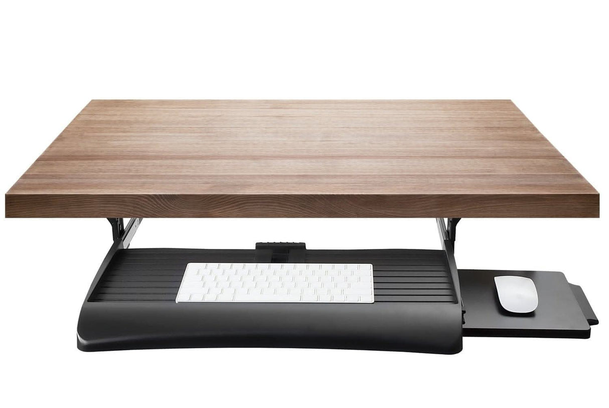 Under Desk Keyboard Drawer with Mouse Platform Keyboard Trays/Mounts - Under Desk Keyboard Drawer with Mouse Platform - Mount-It! - MI-7136