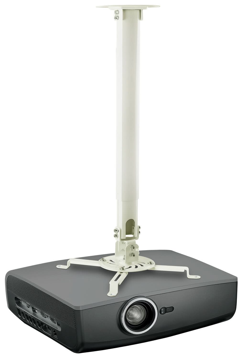 Universal Projector Ceiling Mount - 21.5" to 35.4" Height Adjustment Projector Mount - Universal Projector Ceiling Mount - 21.5" to 35.4" Height Adjustment - Mount-It! - MI-606L