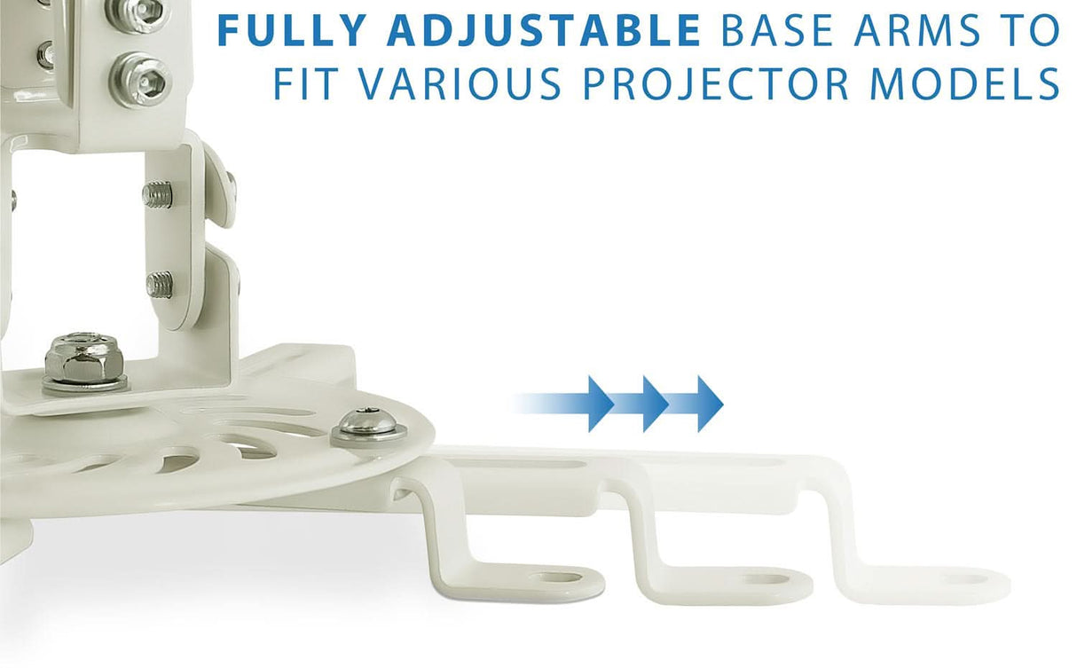 Universal Projector Ceiling Mount - 21.5" to 35.4" Height Adjustment Projector Mount - Universal Projector Ceiling Mount - 21.5" to 35.4" Height Adjustment - Mount-It! - MI-606L