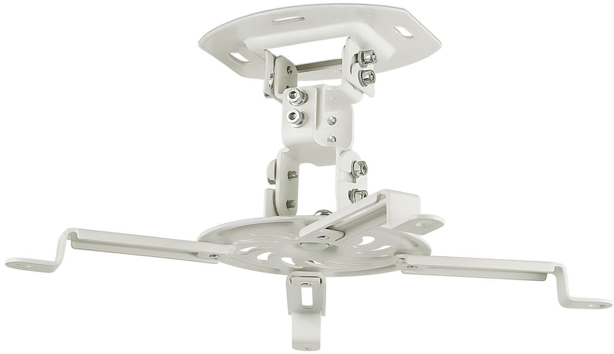 Universal Projector Ceiling Mount - White Projector Mount - Universal Projector Ceiling Mount - White - Mount-It! - MI-606S