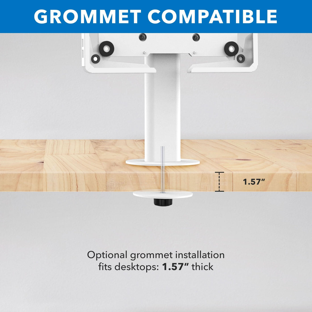 Universal Tablet Countertop Stand with Tilt Tablet Stand - Universal Tablet Countertop Stand with Tilt - Mount-It! -