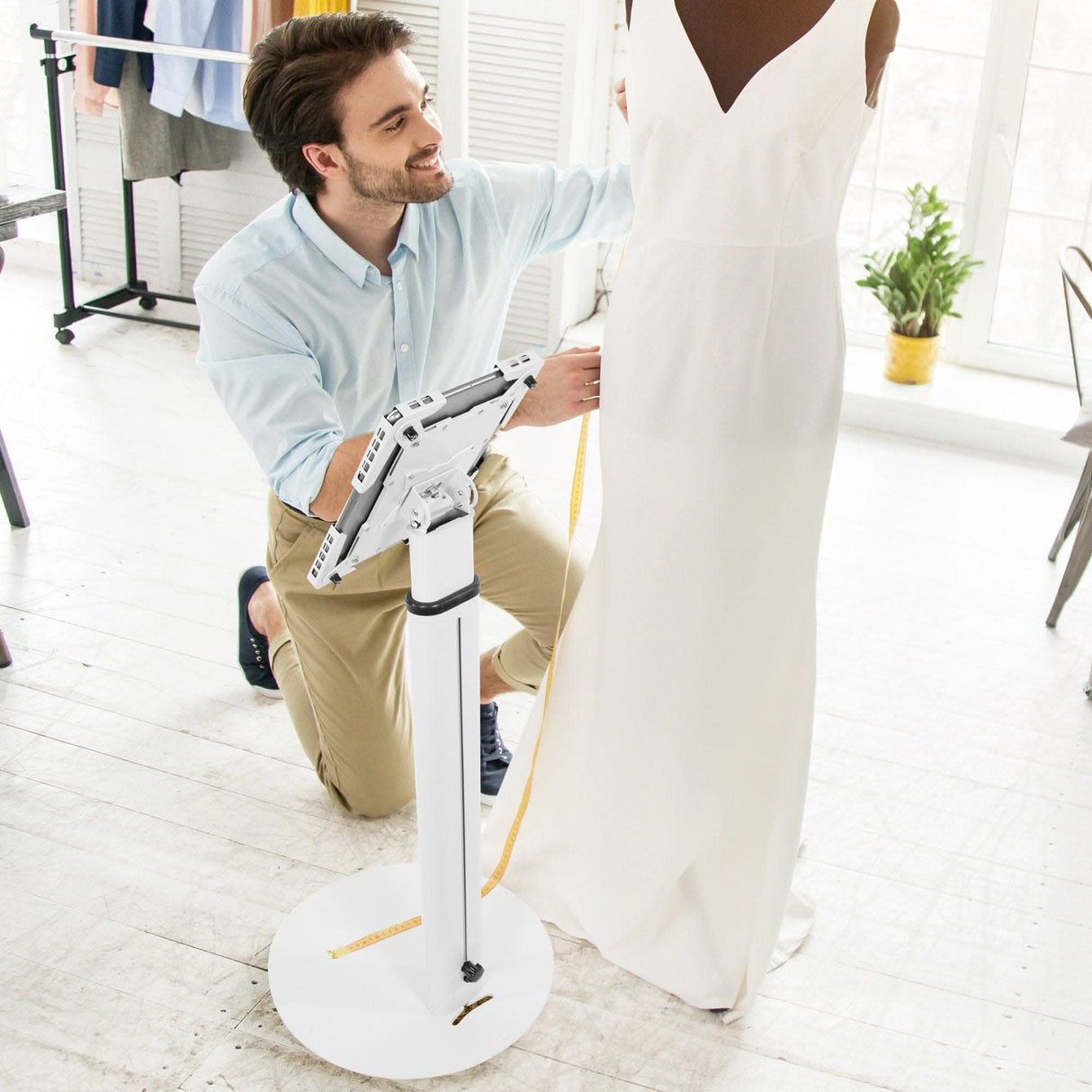 Universal Tablet Floor Kiosk Tablet Stand - Universal Tablet Floor Kiosk - Mount-It! -