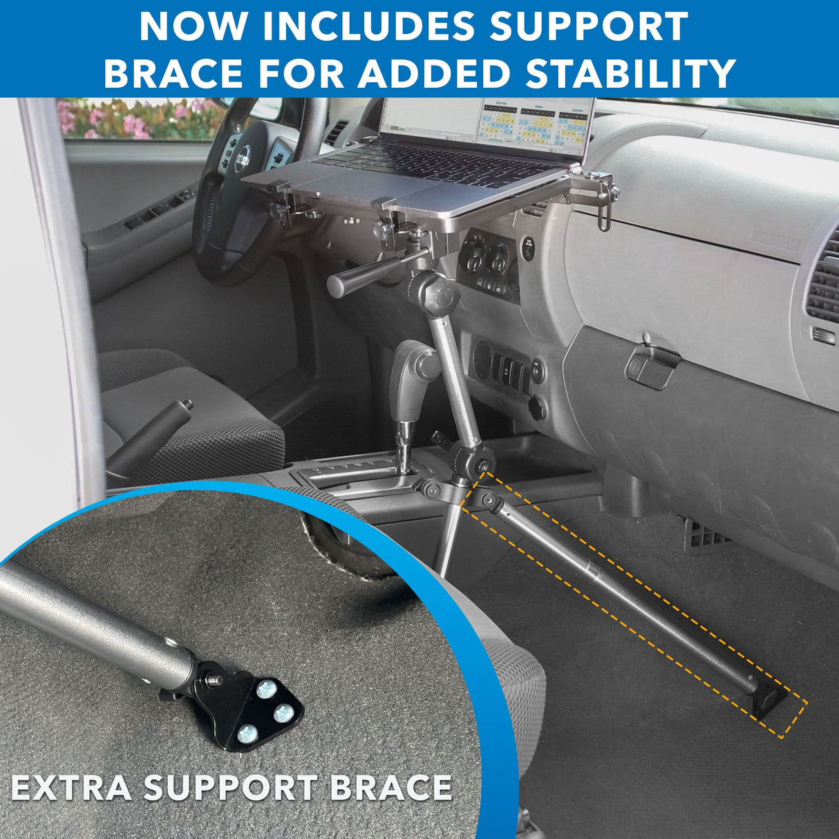 Vehicle Laptop Mount Laptop Mount - Vehicle Laptop Mount - Mount-It! - MI-427