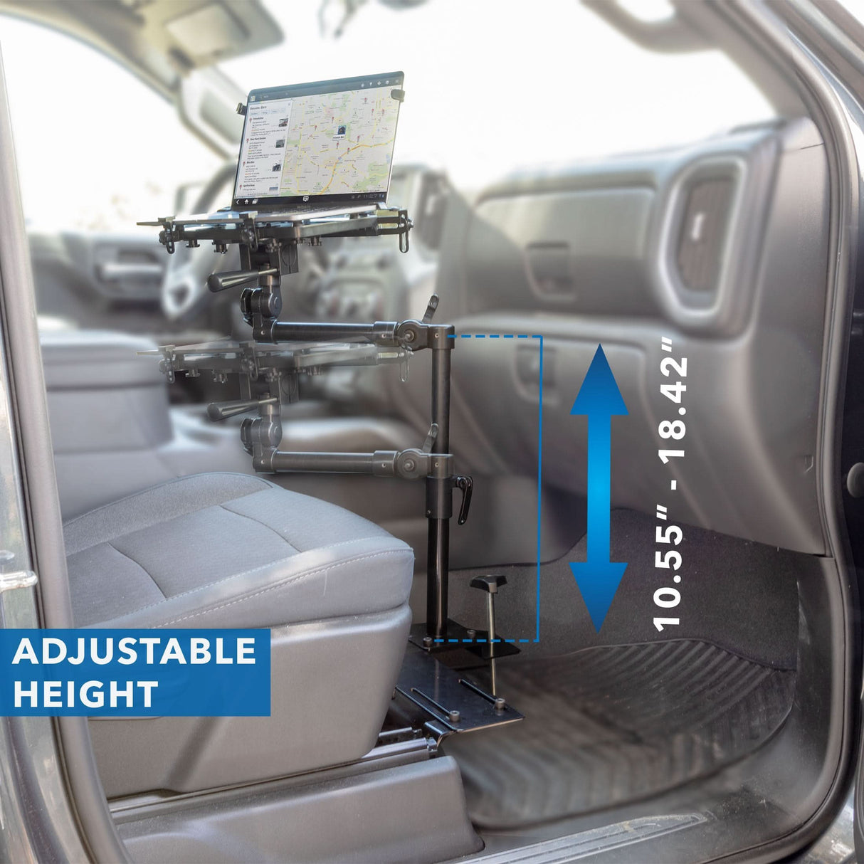 Vehicle Laptop Mount with Universal Base Laptop Mount - Vehicle Laptop Mount with Universal Base - Mount-It! - MI-528