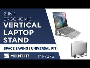 Laptop Stand - Vertical Laptop Stand and Holder - Mount-It! - MI-7276 Laptop Stand - Vertical Laptop Stand and Holder - Mount-It! - MI-7276