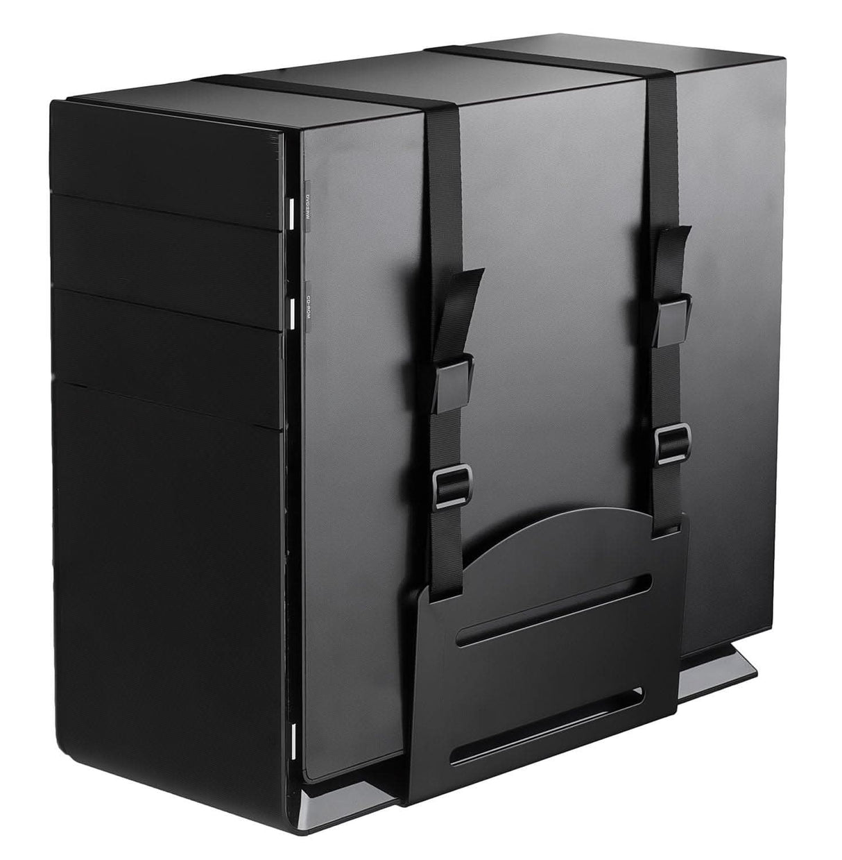 Wall Mounted CPU Holder with Secure Straps CPU Holder - Wall Mounted CPU Holder with Secure Straps - Mount-It! - MI-7152