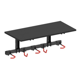 Bicycle Mount - WheelsUp Series Bike Wall Mount with Shelf for 3 Bikes - Mount-It! - MI-9023 Bicycle Mount - WheelsUp Series Bike Wall Mount with Shelf for 3 Bikes - Mount-It! - MI-9023