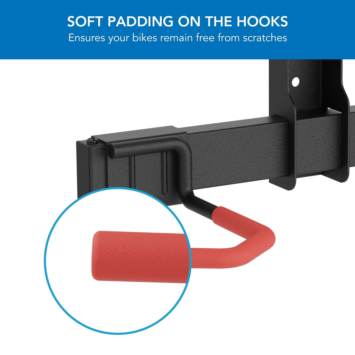 Bike Wall Mount with Shelf for 3 Bikes Bicycle Mount - WheelsUp Series Bike Wall Mount with Shelf for 3 Bikes - Mount-It! - MI-9023