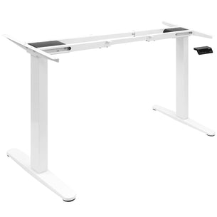 White Standing Desk - Dual Motor Electric Standing Desk Base - Mount-It! - MI-8034W White Standing Desk - Dual Motor Electric Standing Desk Base - Mount-It! - MI-8034W