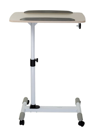 White Mobile Standing Desk - Height Adjustable Rolling Laptop Cart - Mount-It! - MI-7946 White Mobile Standing Desk - Height Adjustable Rolling Laptop Cart - Mount-It! - MI-7946