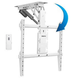 White TV Mount - Motorized Ceiling TV Mount - Mount-It! - MI-4226WHT White TV Mount - Motorized Ceiling TV Mount - Mount-It! - MI-4226WHT