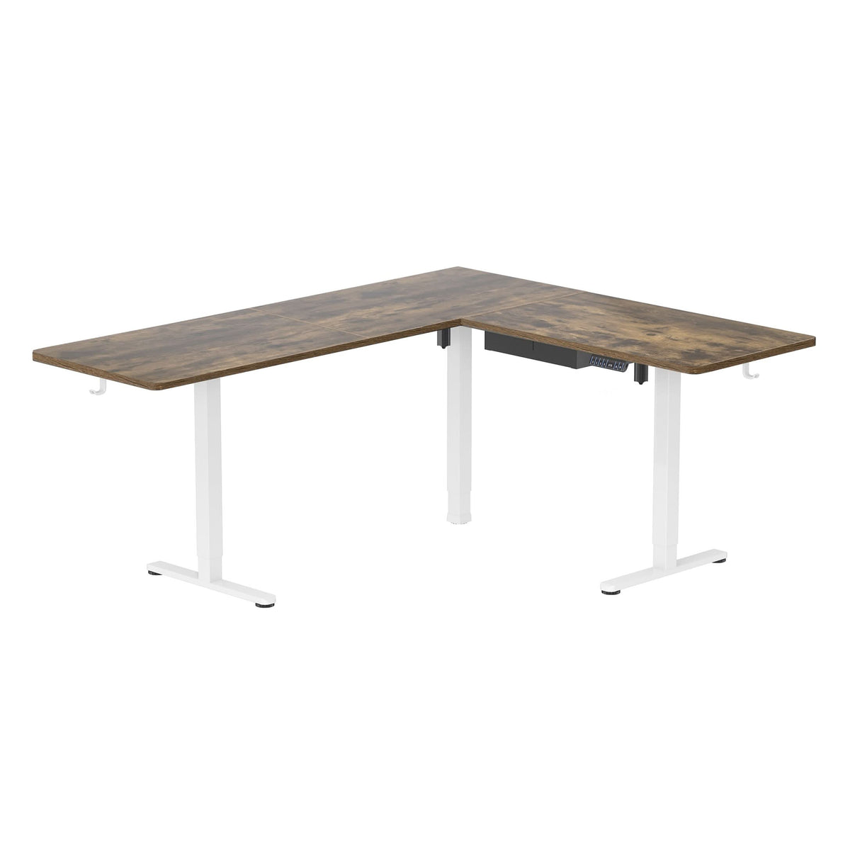 Standing Desk - XL Electric Height Adjustable Corner Standing Desk - Mount-It! -