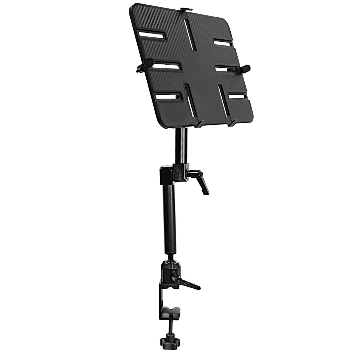 Universal Tablet Pole and Desk Mount Black Tablet Mount - Universal Tablet Pole and Desk Mount - Mount-It! - MI-7510