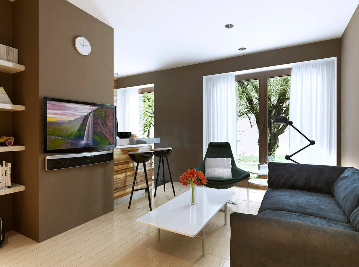 Universal Sound Bar TV Mounting Bracket Speaker Mount - Universal Sound Bar TV Mounting Bracket - Mount-It! - MI-SB41