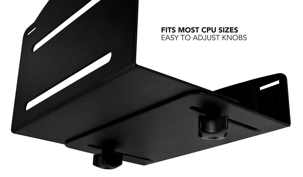 Wall Mounted CPU Holder with Secure Straps CPU Holder - Wall Mounted CPU Holder with Secure Straps - Mount-It! - MI-7152