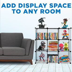 Storage Crate - Wire Cube Storage Organizer - Mount-It! - Storage Crate - Wire Cube Storage Organizer - Mount-It! -