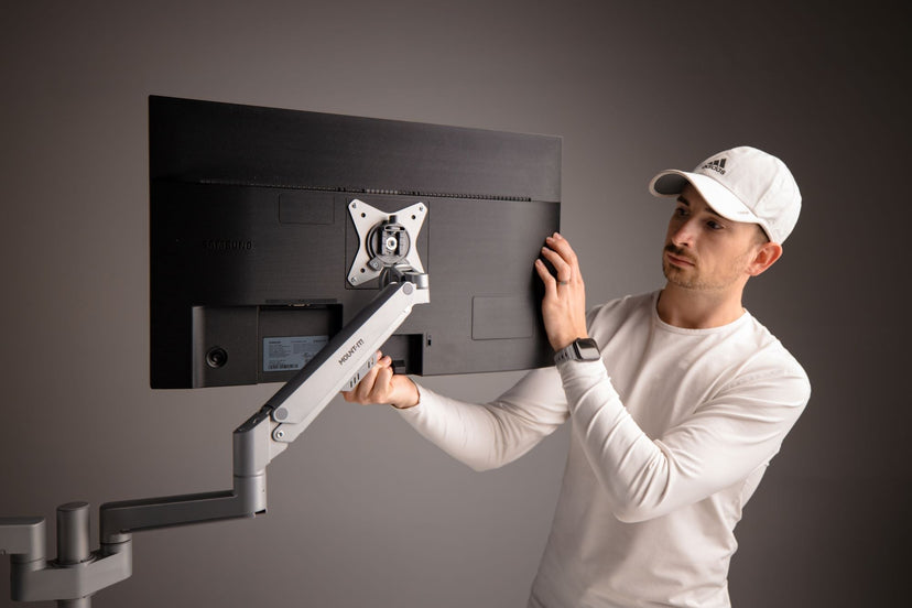 Heavy Duty Monitor Arm - Durable, Ergonomic & Secure