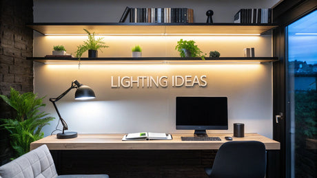 9 Brilliant Home Office Lighting Ideas for 2025 - Mount-It!