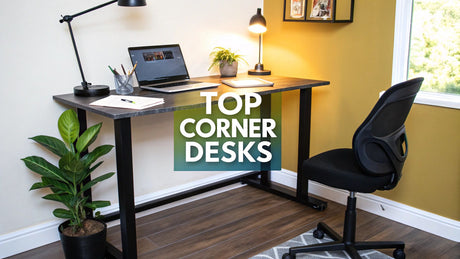 7 Best Corner Desk Adjustable Height Models for 2025 - Mount-It!