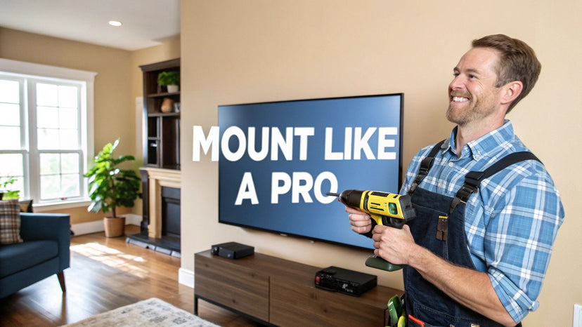How To Mount A TV On Wall: Real Advice From Pro Installers - Mount-It!