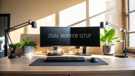 Crafting the Best Dual Monitor Setup - Mount-It!