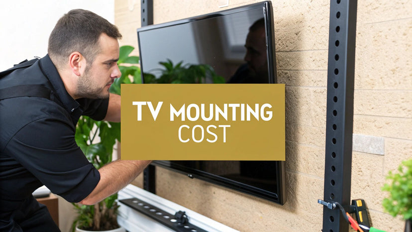 What Is the Real TV Mounting Service Cost? - Mount-It!