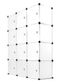 12 Cubes Storage Crate - Modular Cube Storage Organizer - Mount-It! - WI-4003