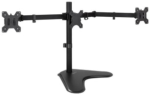 19-27 Inch Monitors Monitor Stands - Triple Monitor Stand | 19" to 27" Screen Sizes - Mount-It! - MI-2789