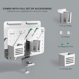 Desk Accessories - 360° Rotating Pegboard and Organizer with Accessories - Mount-It! -