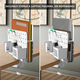Desk Accessories - 360° Rotating Pegboard and Organizer with Accessories - Mount-It! -
