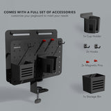 Desk Accessories - 360° Rotating Pegboard and Organizer with Accessories - Mount-It! -