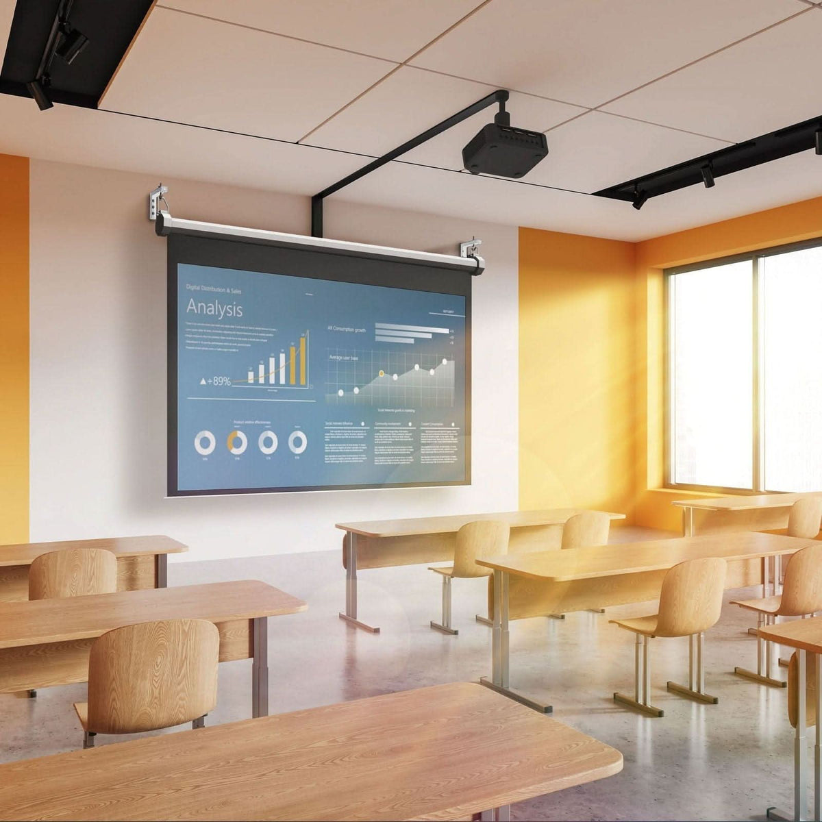 Overhead Projector Installation Install Ceiling Projector On Screen