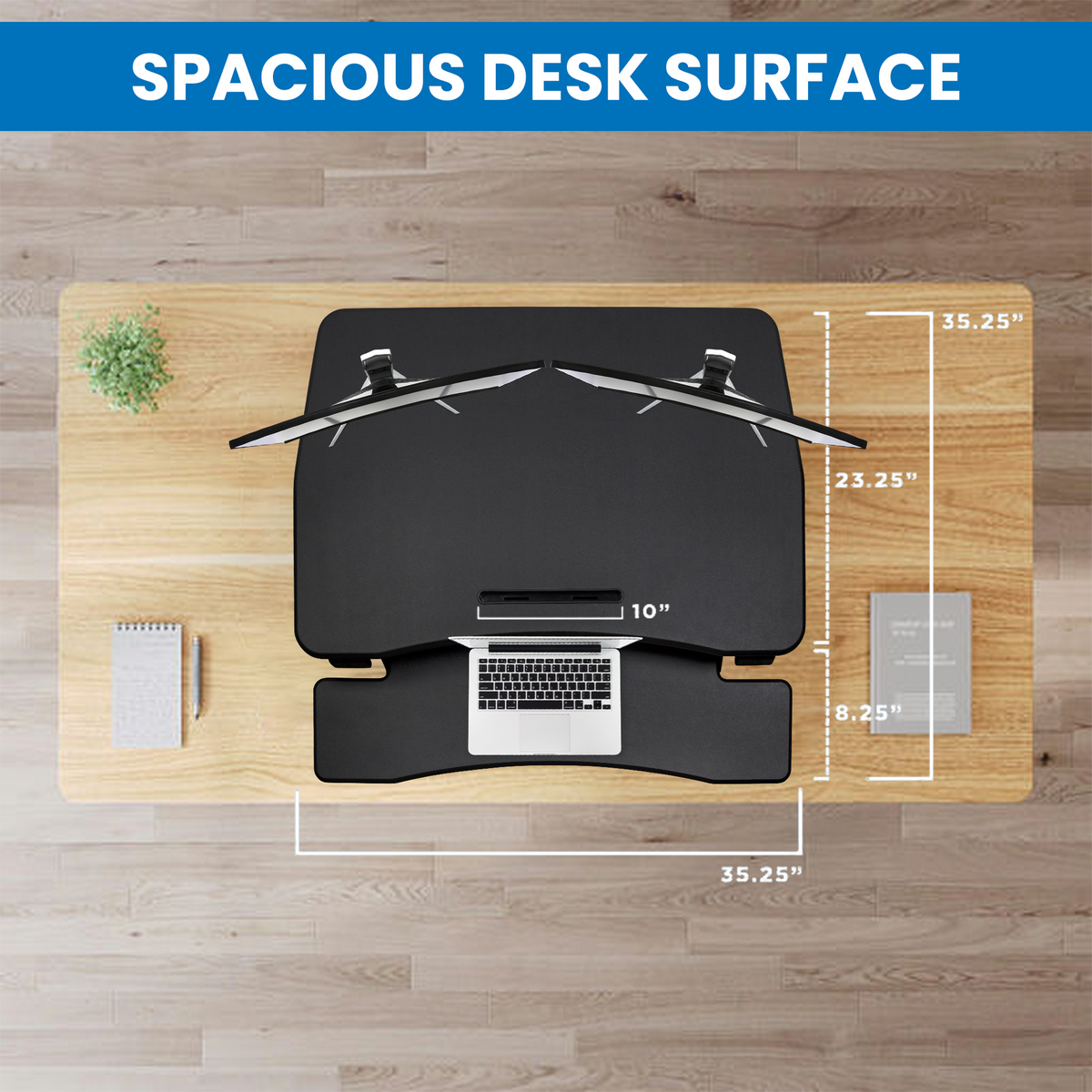Electric Desk Converter with Built-In USB Port
