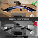 Heavy-Duty Monitor Mount with Gas Spring Arm