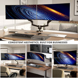 Heavy-Duty Dual Monitor Mount with Gas Spring Arms