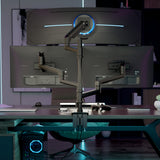 Heavy-Duty Triple Monitor Mount with Gas Spring Arms