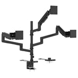 Heavy-Duty Triple Monitor Mount with Gas Spring Arms