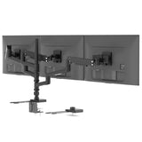 Heavy-Duty Triple Monitor Mount with Gas Spring Arms