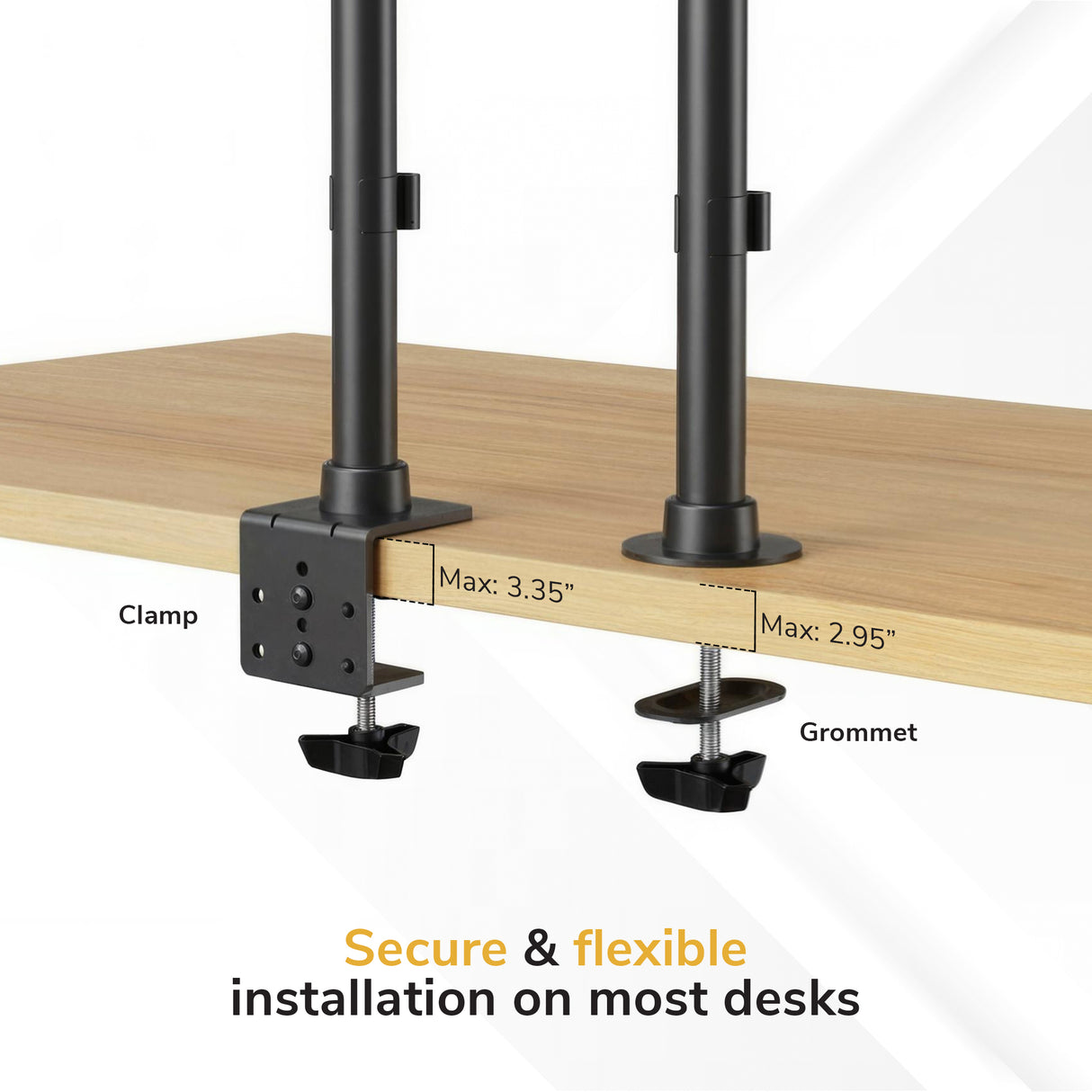 Vertical Stacking Dual Monitor Mount - Image 9 - Mount-It!