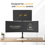 Vertical Stacking Dual Monitor Mount - Image 6 - Mount-It!