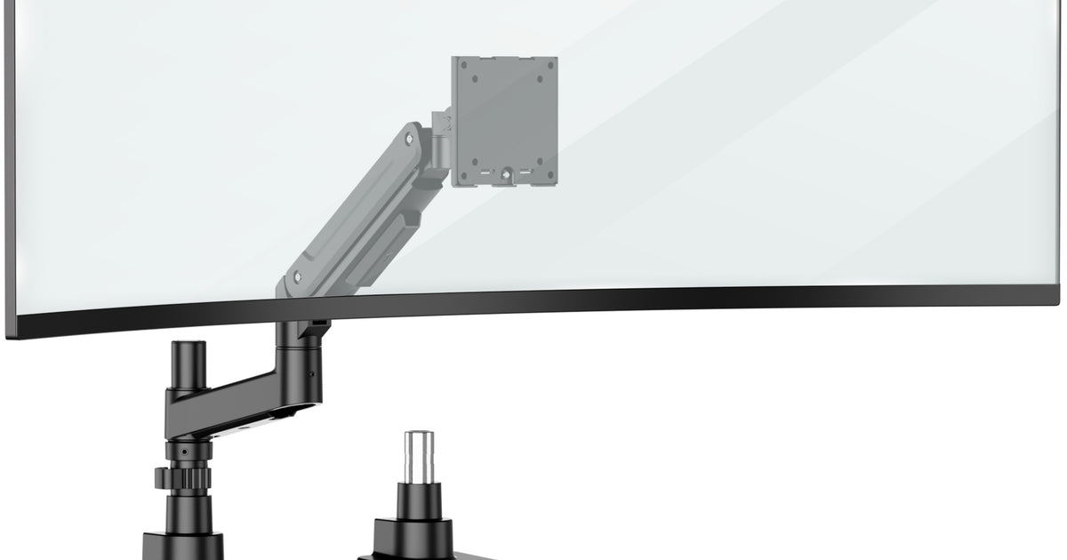 Heavy-Duty Monitor Mount with Gas Spring Arm